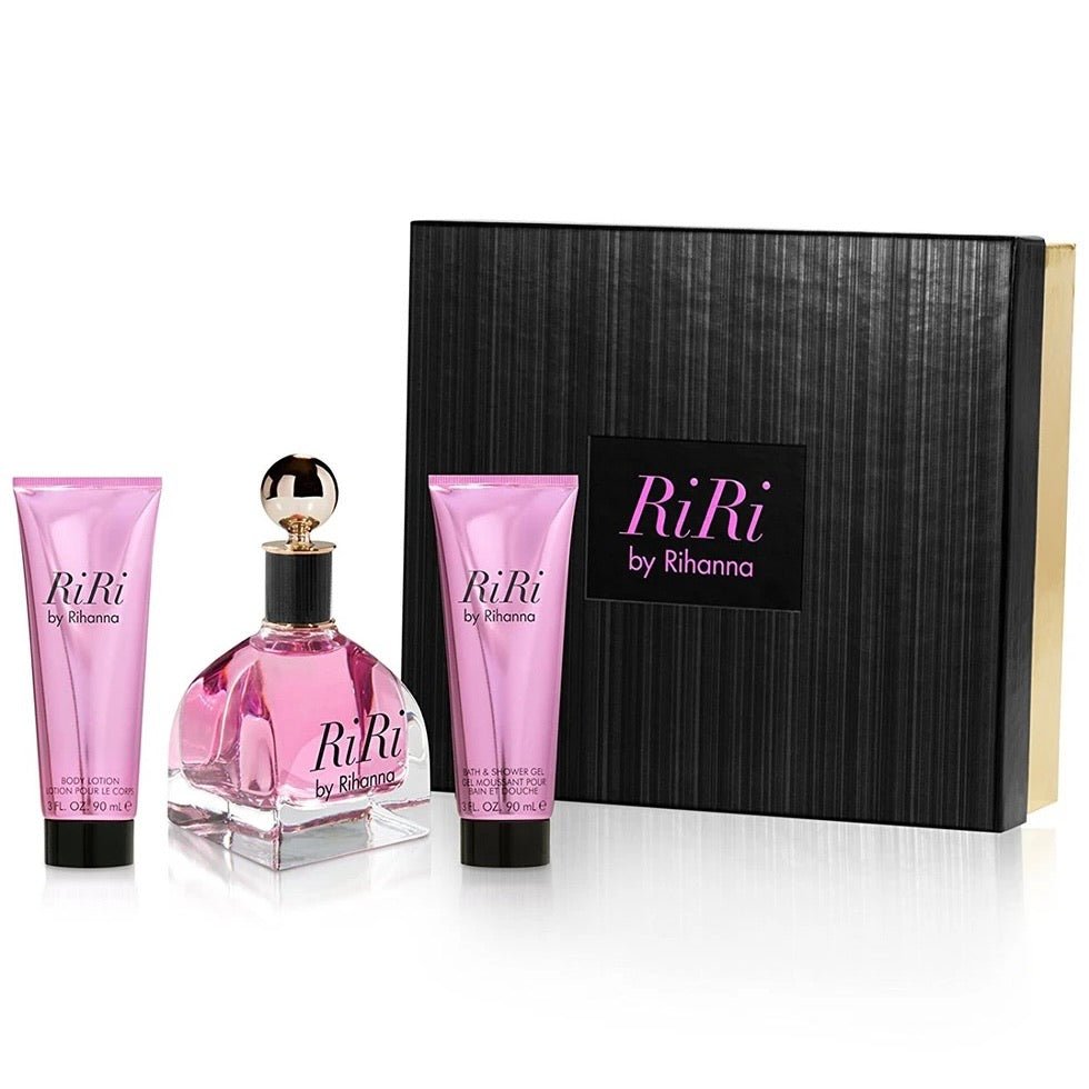 Rihanna RiRi Gift Set 100ml EDP + 90ml Body Lotion + 90ml Shower Gel
