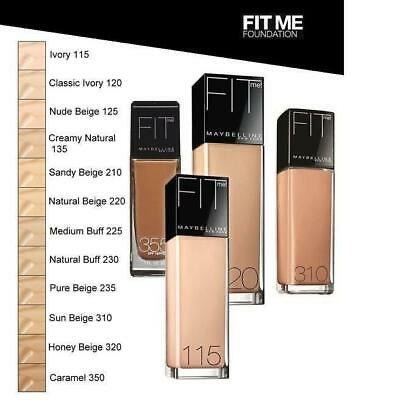 Maybelline Fit Me Liquid Foundation SPF18
